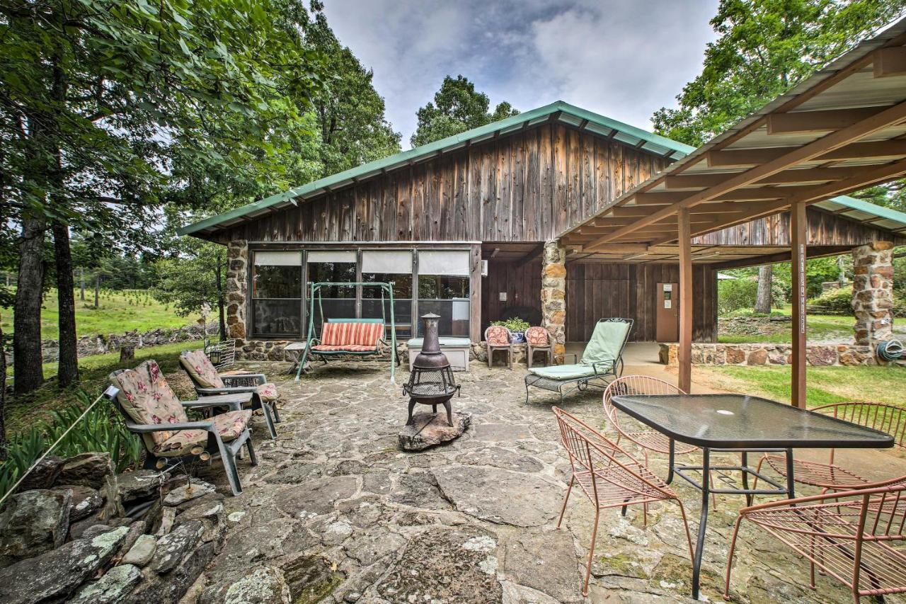 Pine Lodge Cabin On 450 Acres In Ozark Mountains Ponca Kültér fotó