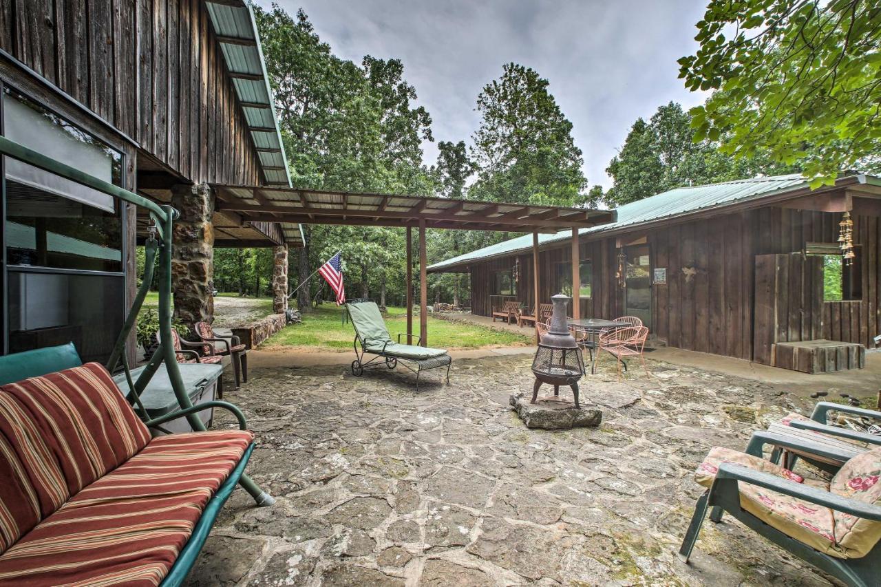 Pine Lodge Cabin On 450 Acres In Ozark Mountains Ponca Kültér fotó